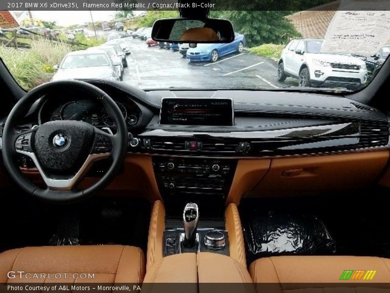 Flamenco Red Metallic / Cognac/Black Bi-Color 2017 BMW X6 xDrive35i