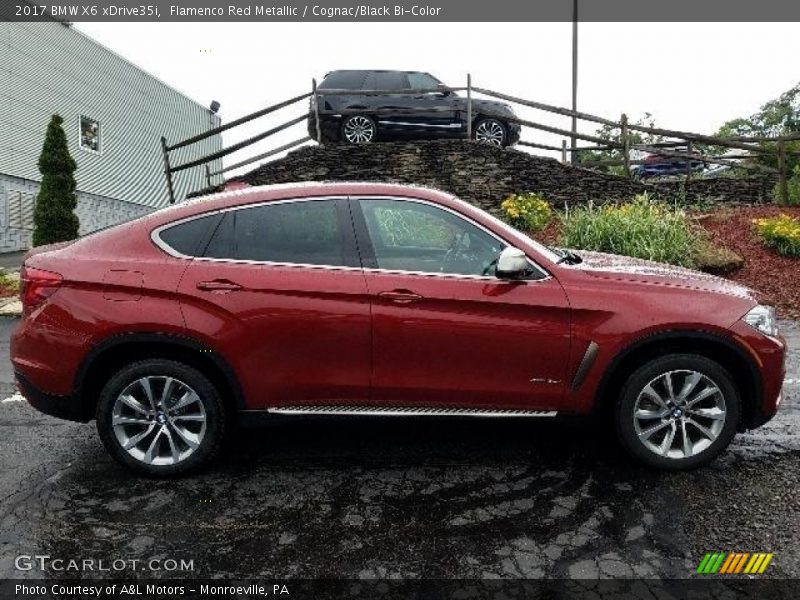 Flamenco Red Metallic / Cognac/Black Bi-Color 2017 BMW X6 xDrive35i