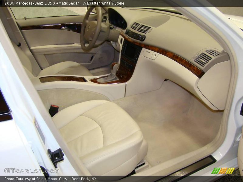 Alabaster White / Stone 2006 Mercedes-Benz E 350 4Matic Sedan