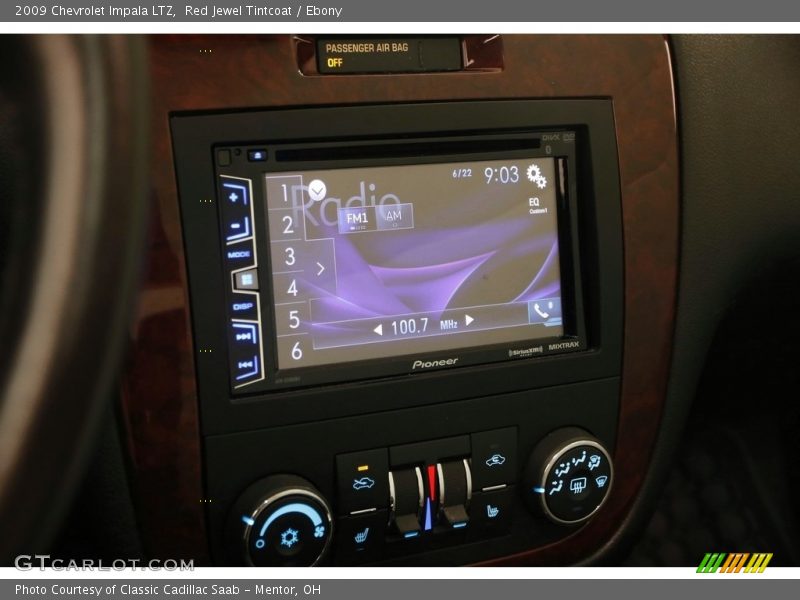 Red Jewel Tintcoat / Ebony 2009 Chevrolet Impala LTZ