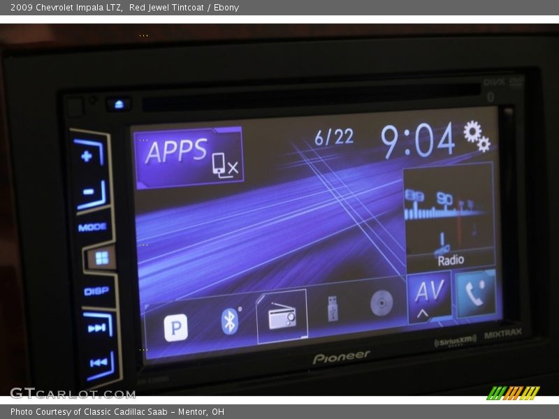 Red Jewel Tintcoat / Ebony 2009 Chevrolet Impala LTZ