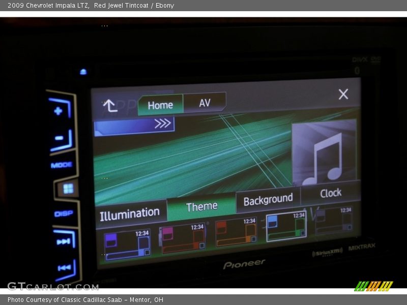Red Jewel Tintcoat / Ebony 2009 Chevrolet Impala LTZ