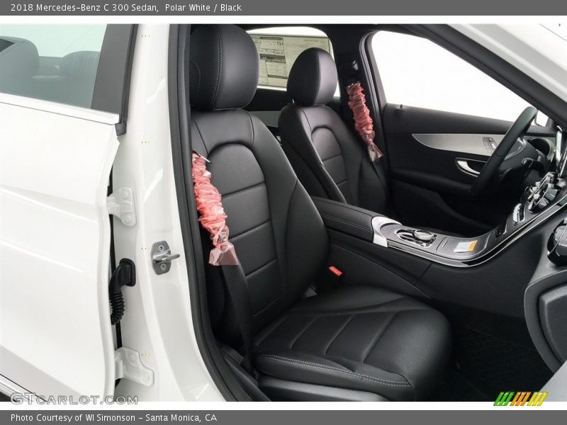 Polar White / Black 2018 Mercedes-Benz C 300 Sedan