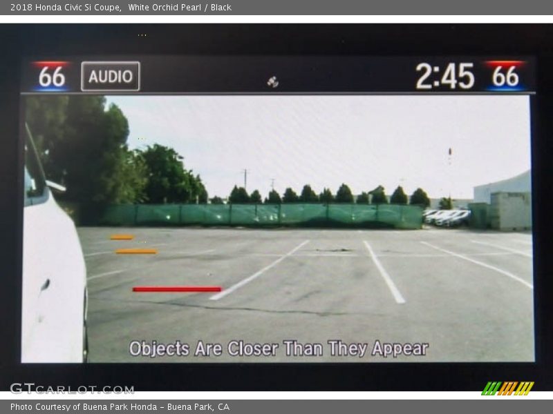 White Orchid Pearl / Black 2018 Honda Civic Si Coupe