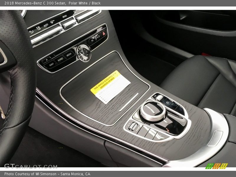 Polar White / Black 2018 Mercedes-Benz C 300 Sedan