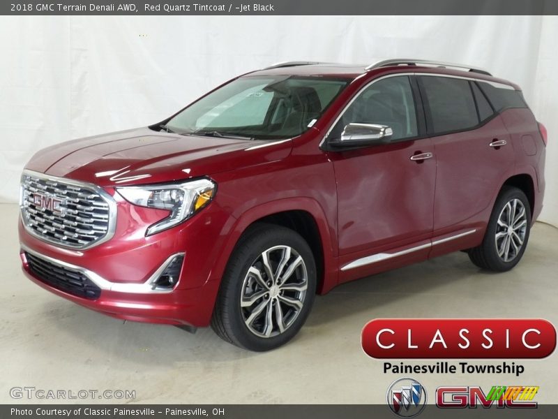 Red Quartz Tintcoat / ­Jet Black 2018 GMC Terrain Denali AWD