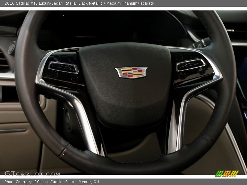 Stellar Black Metallic / Medium Titanium/Jet Black 2016 Cadillac XTS Luxury Sedan