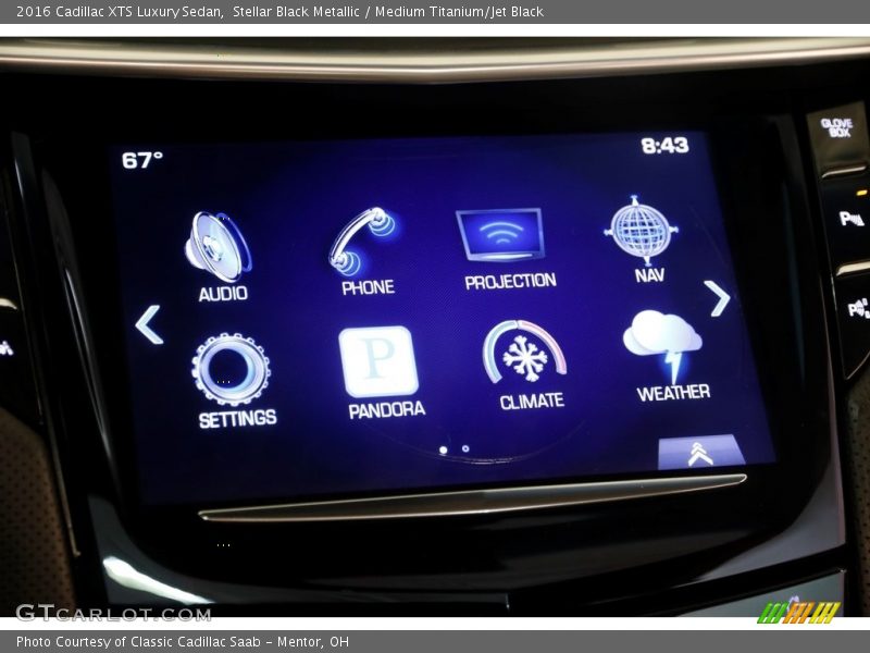 Stellar Black Metallic / Medium Titanium/Jet Black 2016 Cadillac XTS Luxury Sedan