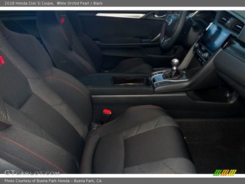White Orchid Pearl / Black 2018 Honda Civic Si Coupe