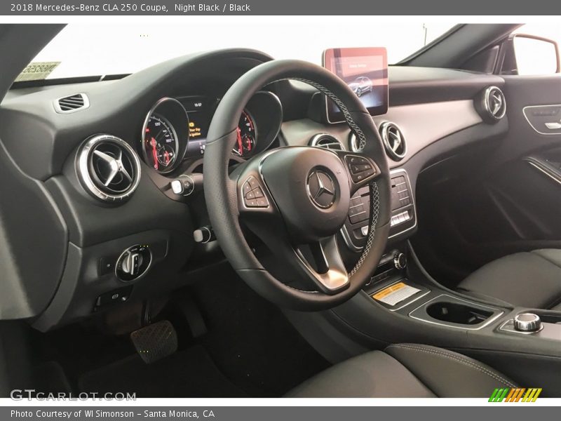 Night Black / Black 2018 Mercedes-Benz CLA 250 Coupe