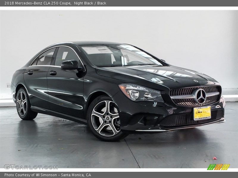 Night Black / Black 2018 Mercedes-Benz CLA 250 Coupe