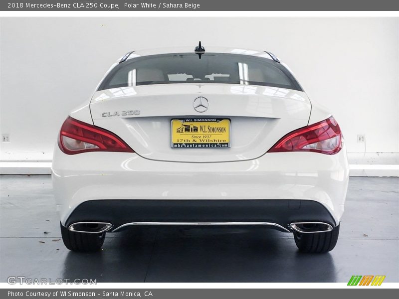 Polar White / Sahara Beige 2018 Mercedes-Benz CLA 250 Coupe