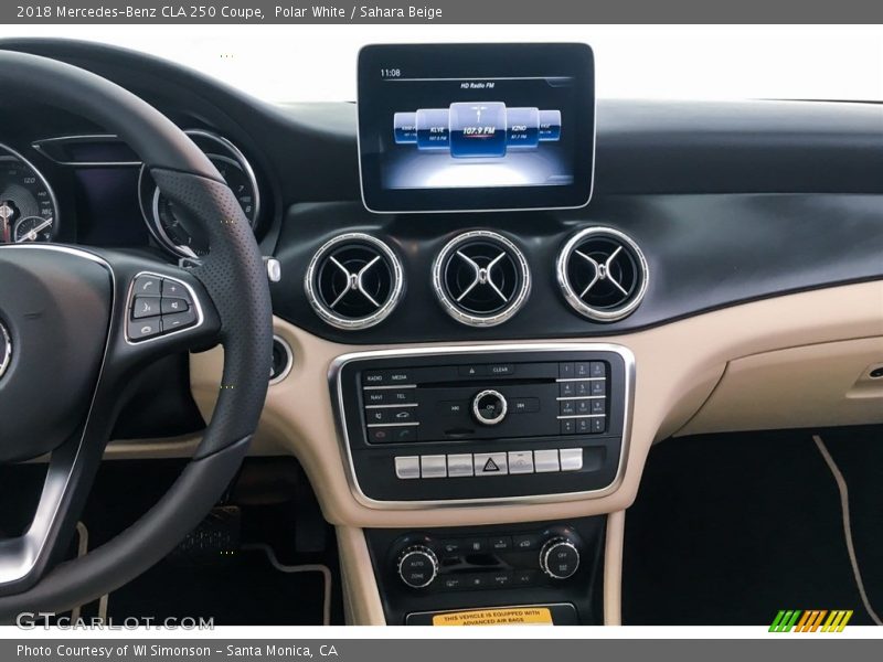 Polar White / Sahara Beige 2018 Mercedes-Benz CLA 250 Coupe