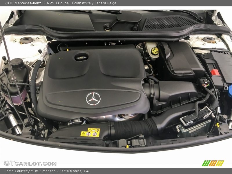 Polar White / Sahara Beige 2018 Mercedes-Benz CLA 250 Coupe