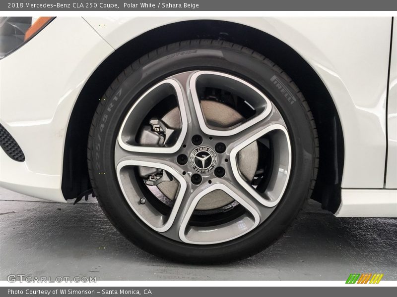 Polar White / Sahara Beige 2018 Mercedes-Benz CLA 250 Coupe