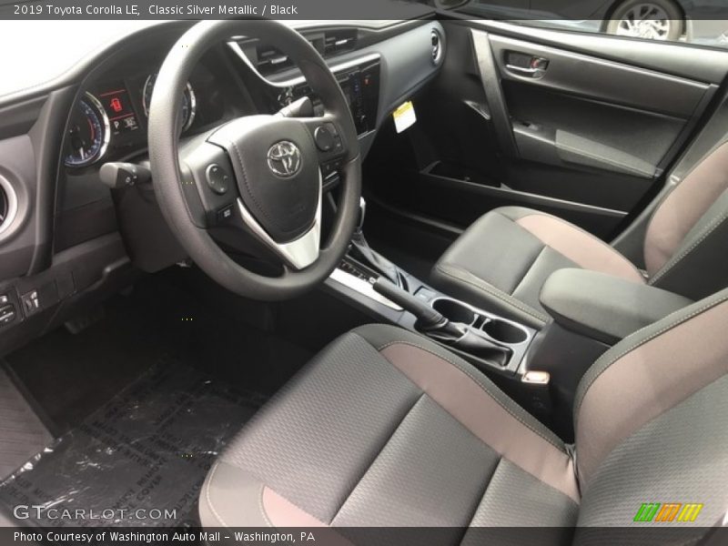  2019 Corolla LE Black Interior