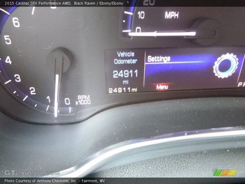 Black Raven / Ebony/Ebony 2015 Cadillac SRX Performance AWD