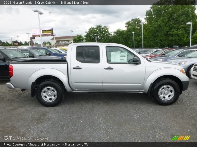 Brilliant Silver / Steel 2018 Nissan Frontier S Crew Cab 4x4