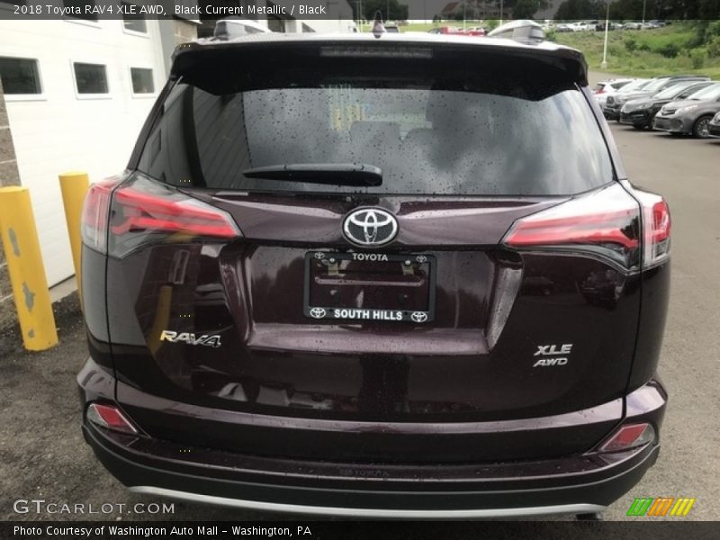 Black Current Metallic / Black 2018 Toyota RAV4 XLE AWD