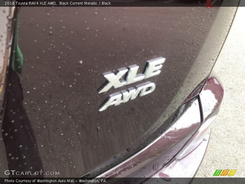 Black Current Metallic / Black 2018 Toyota RAV4 XLE AWD