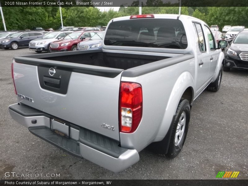 Brilliant Silver / Steel 2018 Nissan Frontier S Crew Cab 4x4