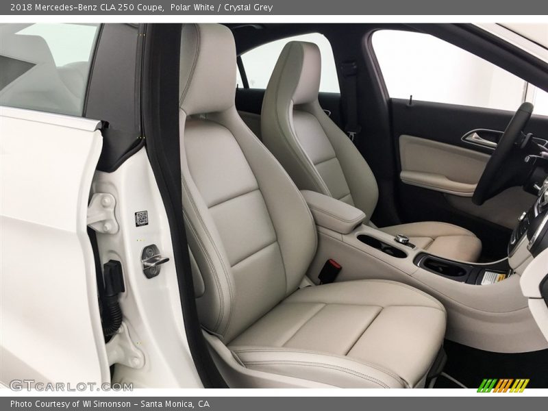  2018 CLA 250 Coupe Crystal Grey Interior