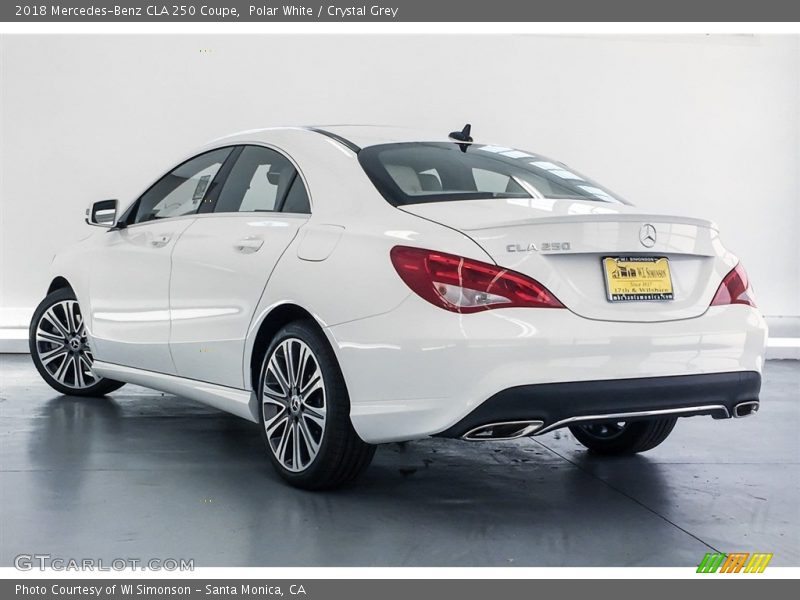 Polar White / Crystal Grey 2018 Mercedes-Benz CLA 250 Coupe