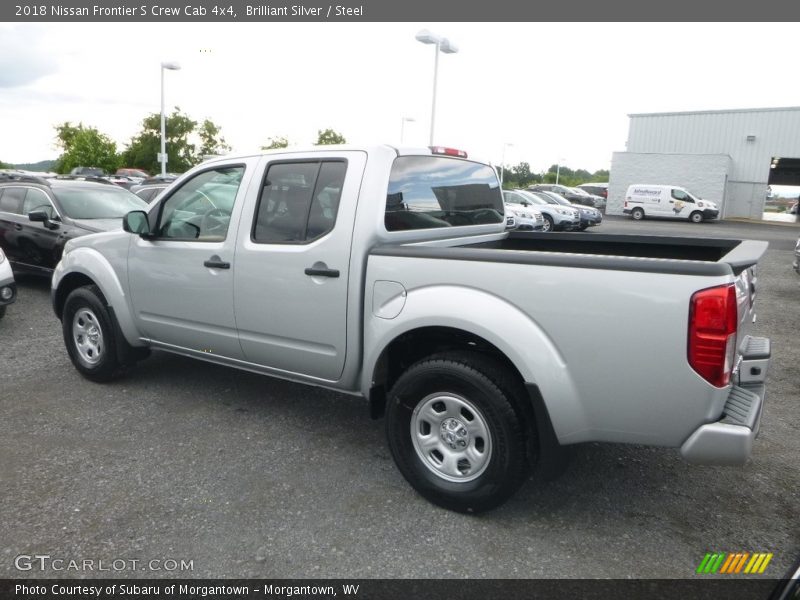 Brilliant Silver / Steel 2018 Nissan Frontier S Crew Cab 4x4