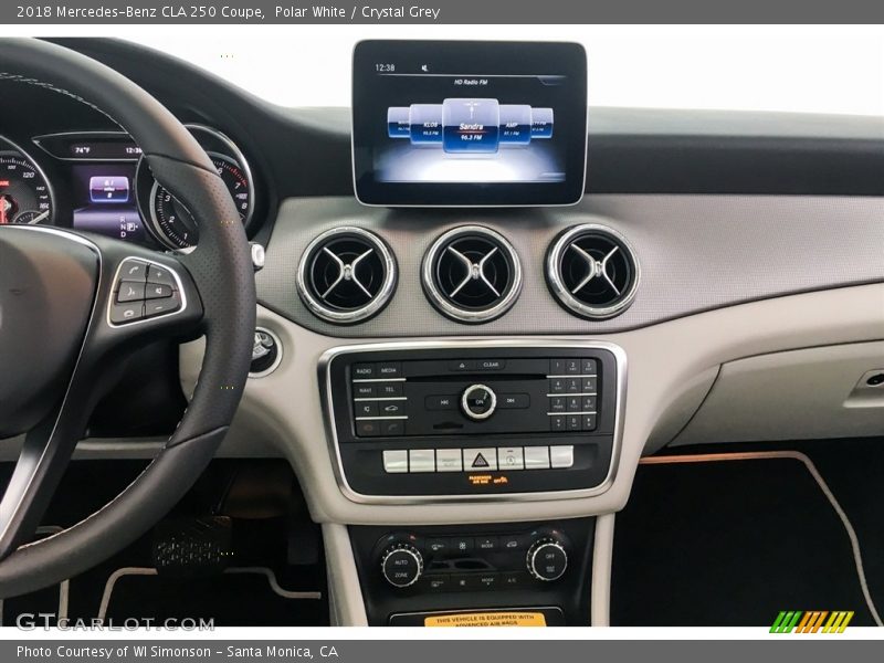 Polar White / Crystal Grey 2018 Mercedes-Benz CLA 250 Coupe