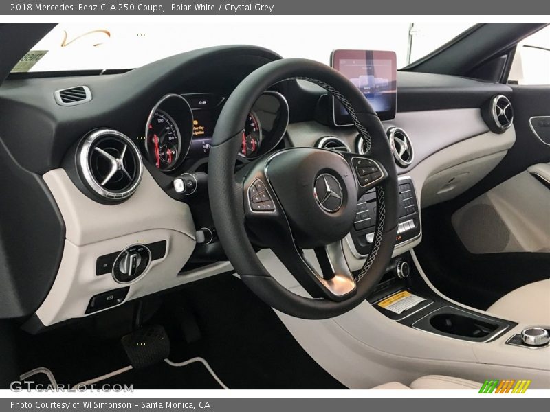 Polar White / Crystal Grey 2018 Mercedes-Benz CLA 250 Coupe