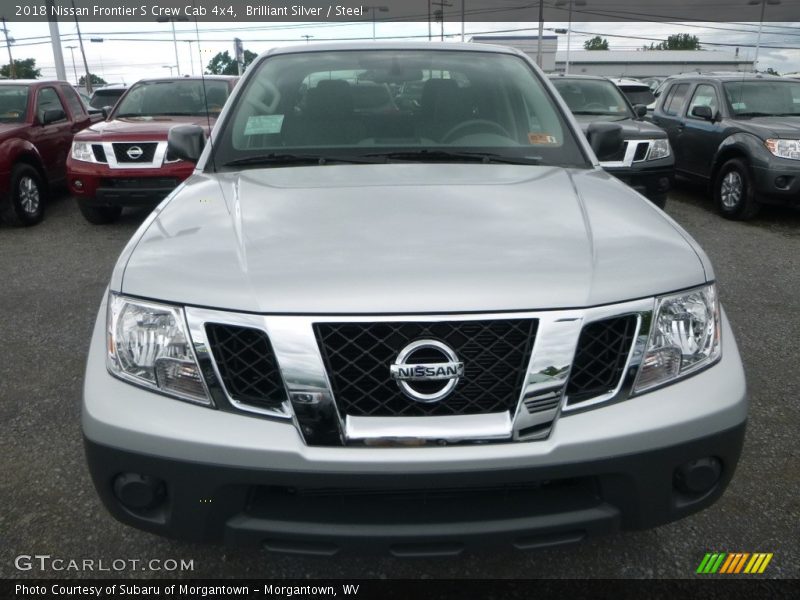 Brilliant Silver / Steel 2018 Nissan Frontier S Crew Cab 4x4