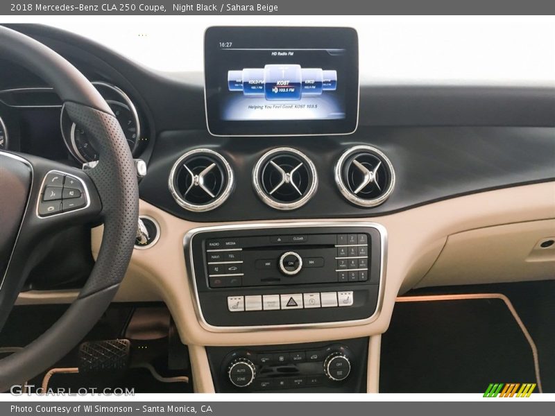 Night Black / Sahara Beige 2018 Mercedes-Benz CLA 250 Coupe