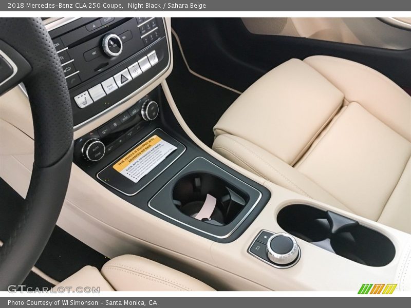 Night Black / Sahara Beige 2018 Mercedes-Benz CLA 250 Coupe