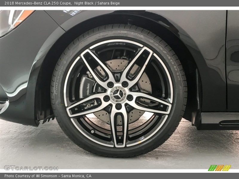 Night Black / Sahara Beige 2018 Mercedes-Benz CLA 250 Coupe