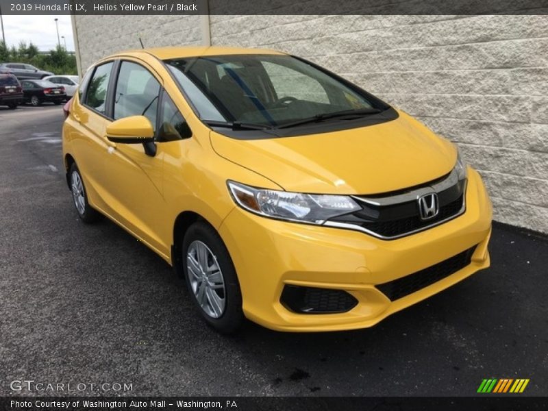 Helios Yellow Pearl / Black 2019 Honda Fit LX