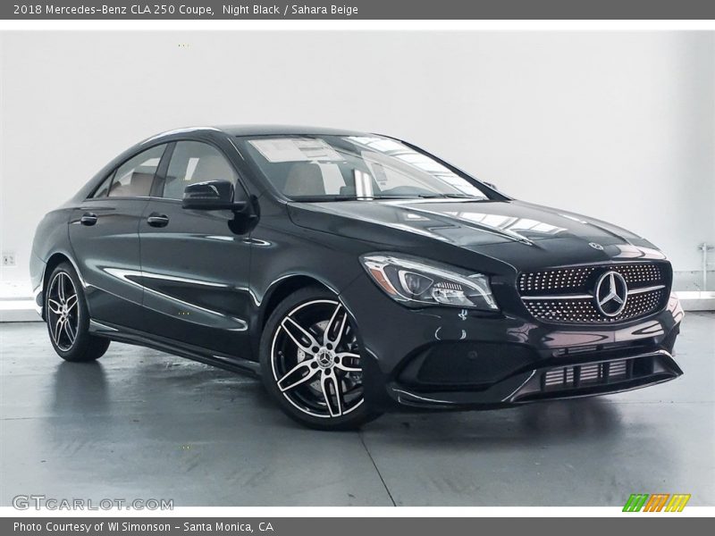 Night Black / Sahara Beige 2018 Mercedes-Benz CLA 250 Coupe