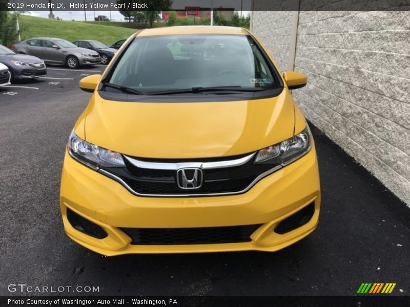 Helios Yellow Pearl / Black 2019 Honda Fit LX