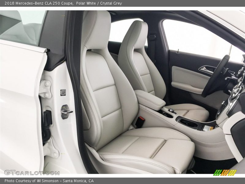 Polar White / Crystal Grey 2018 Mercedes-Benz CLA 250 Coupe