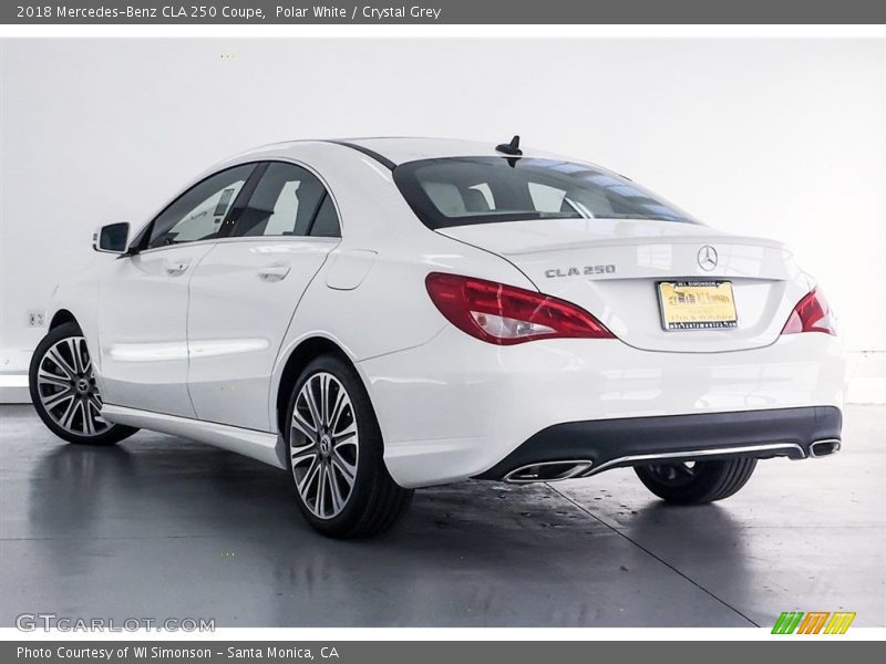 Polar White / Crystal Grey 2018 Mercedes-Benz CLA 250 Coupe