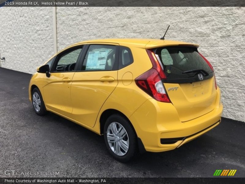 Helios Yellow Pearl / Black 2019 Honda Fit LX