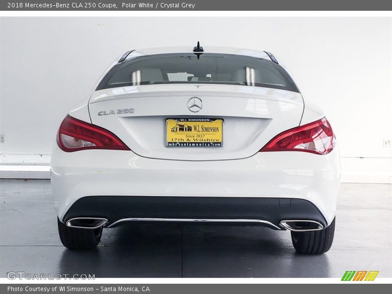 Polar White / Crystal Grey 2018 Mercedes-Benz CLA 250 Coupe