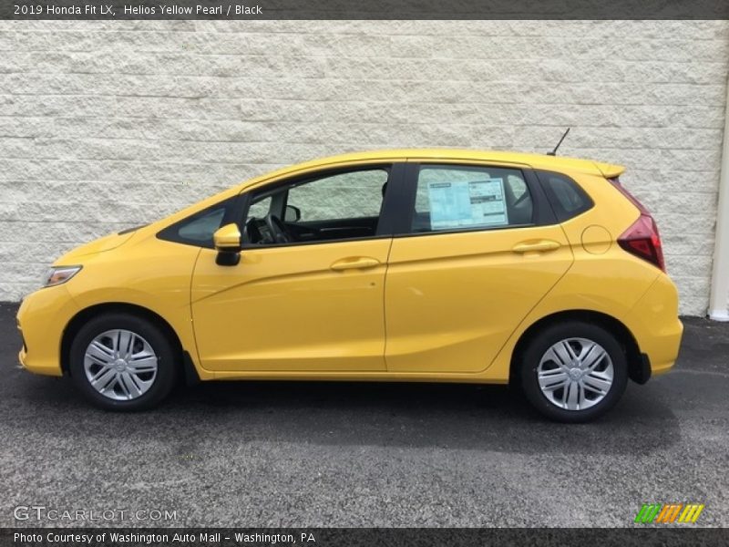 Helios Yellow Pearl / Black 2019 Honda Fit LX