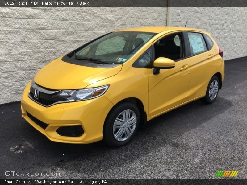 Helios Yellow Pearl / Black 2019 Honda Fit LX