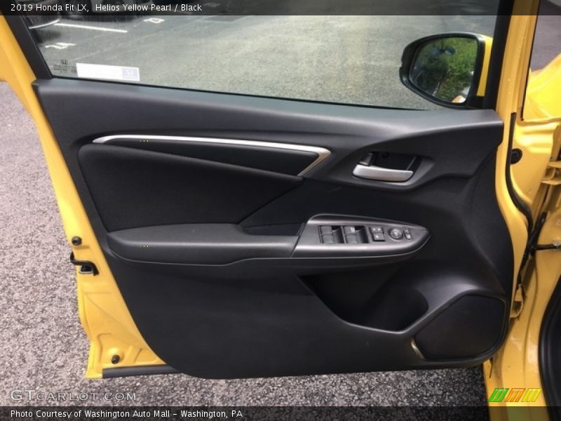 Helios Yellow Pearl / Black 2019 Honda Fit LX