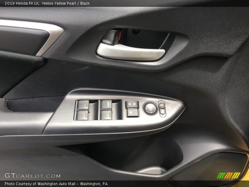 Helios Yellow Pearl / Black 2019 Honda Fit LX