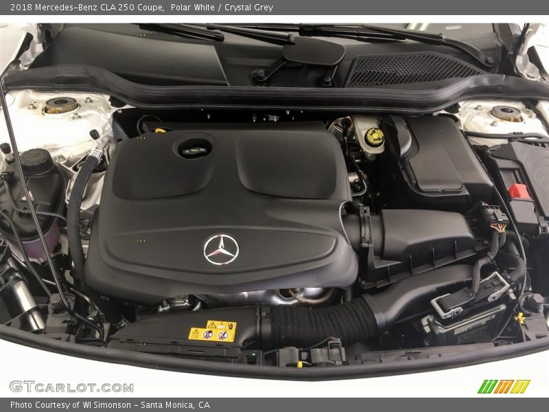 Polar White / Crystal Grey 2018 Mercedes-Benz CLA 250 Coupe