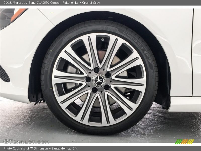 Polar White / Crystal Grey 2018 Mercedes-Benz CLA 250 Coupe
