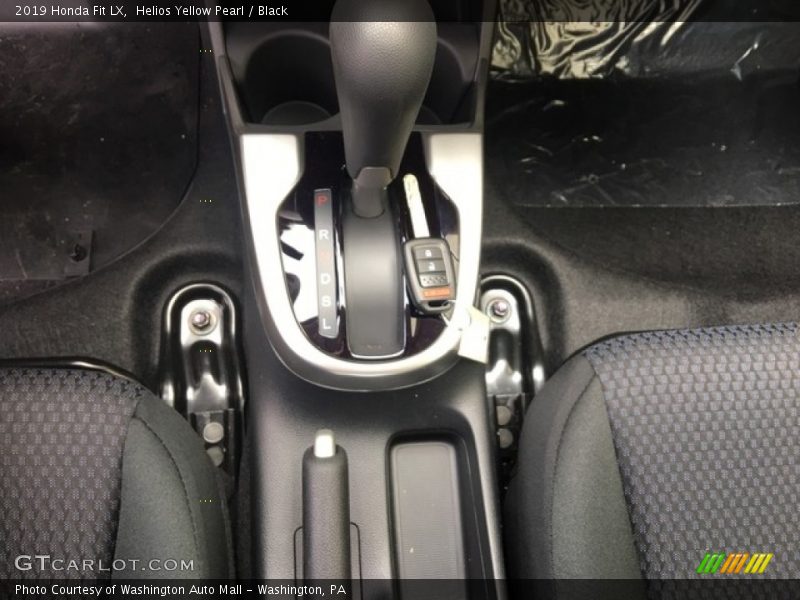 Helios Yellow Pearl / Black 2019 Honda Fit LX