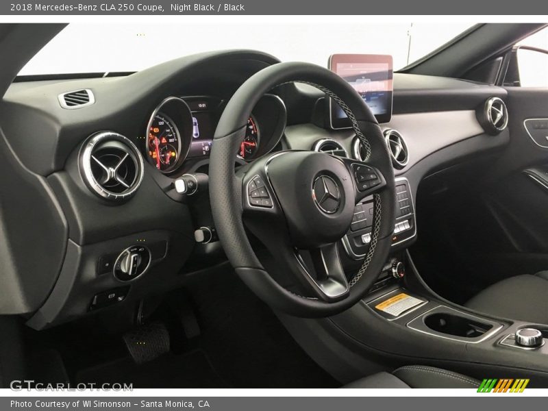 Night Black / Black 2018 Mercedes-Benz CLA 250 Coupe