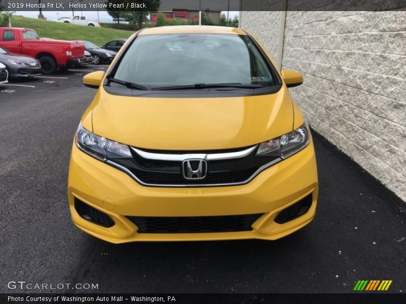 Helios Yellow Pearl / Black 2019 Honda Fit LX